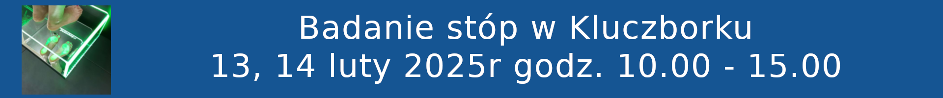 baner termin badania stóp Termin badania stóp